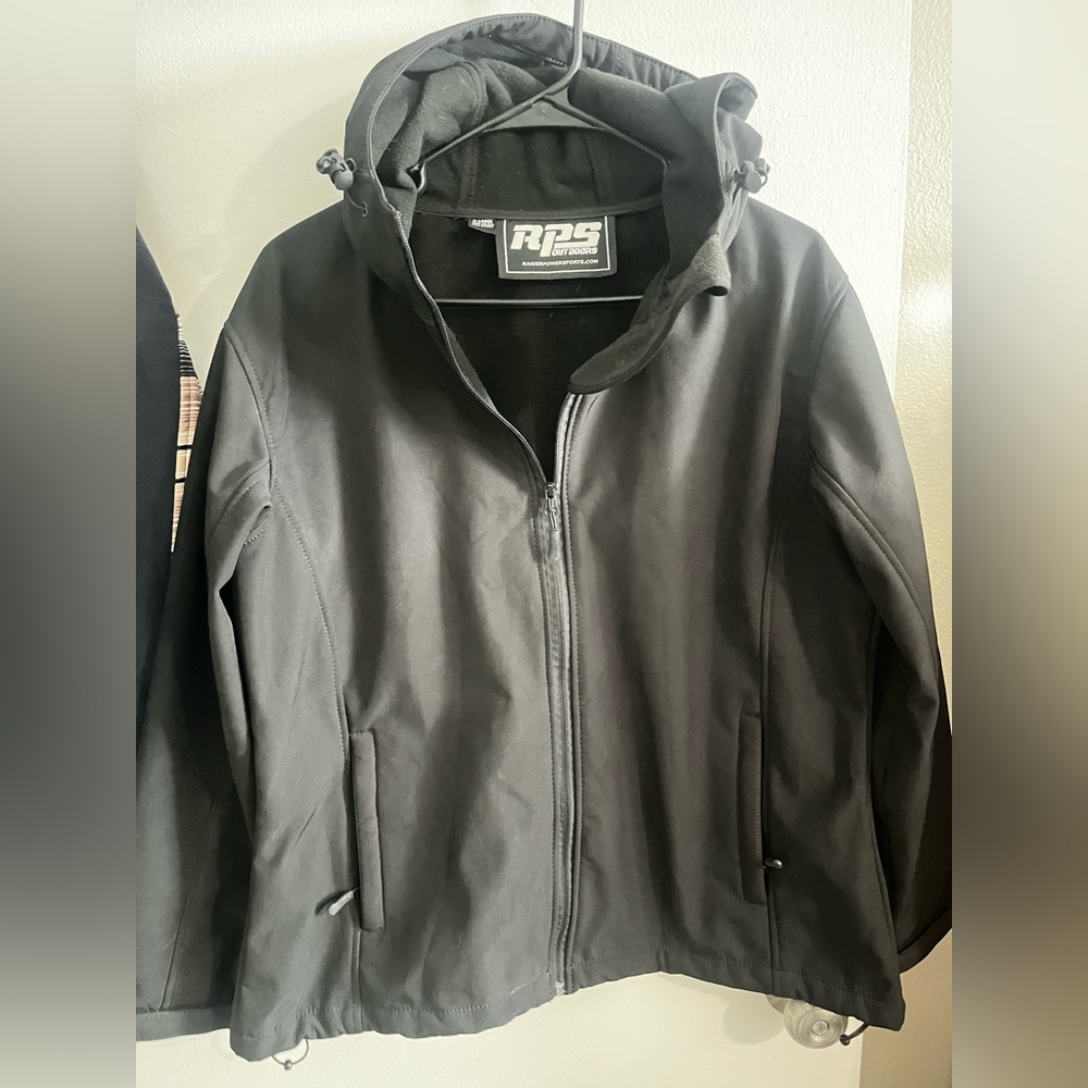 Women’s Black Hooded Waterproof Jacket